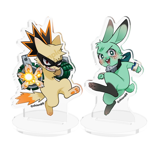 アクリルスタンドセット うさねこおさなな