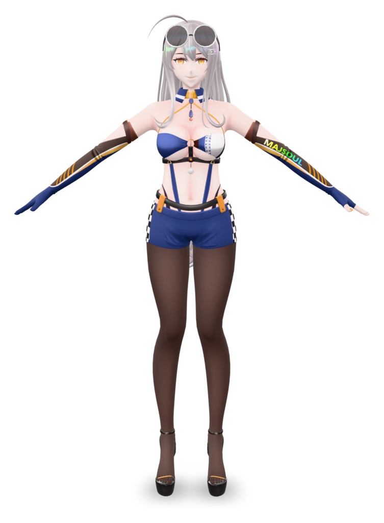 Majsoul Kitami Sawako MMD model