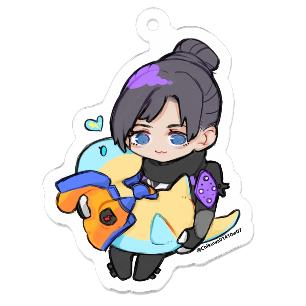 APEX WRAITH & NESSIE KEYCHAIN