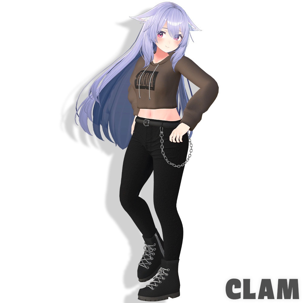 EMMA パーカー / スキニー / ブーツ【桔梗&セレスティア】