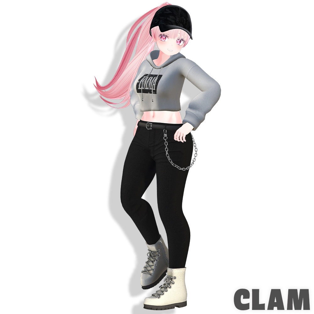 EMMA パーカー / スキニー / ブーツ【桔梗&セレスティア】