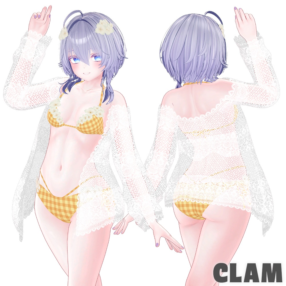 【3アバター対応】 Remember フラワー水着