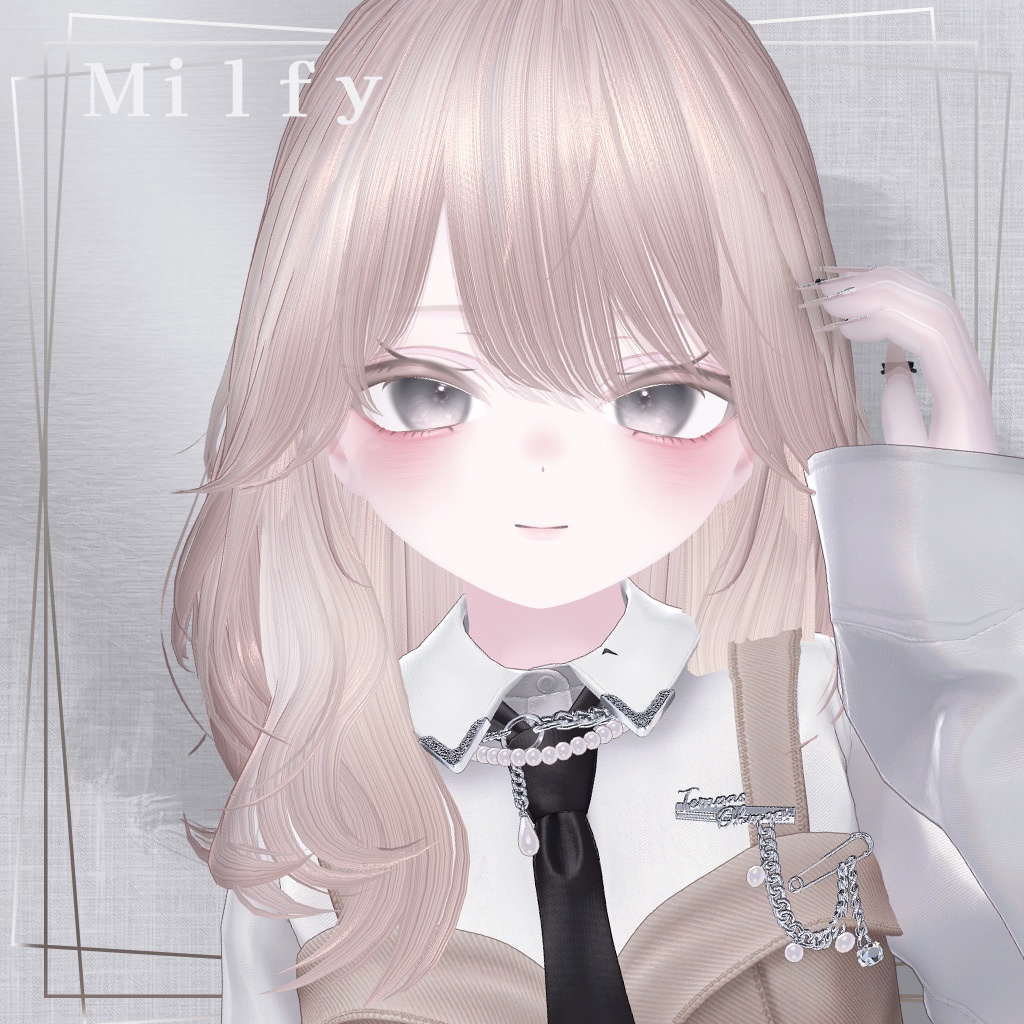 ゆる巻きくびれヘア