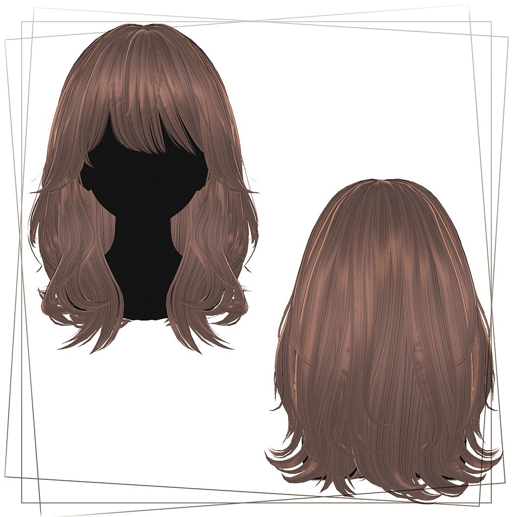 ゆる巻きくびれヘア