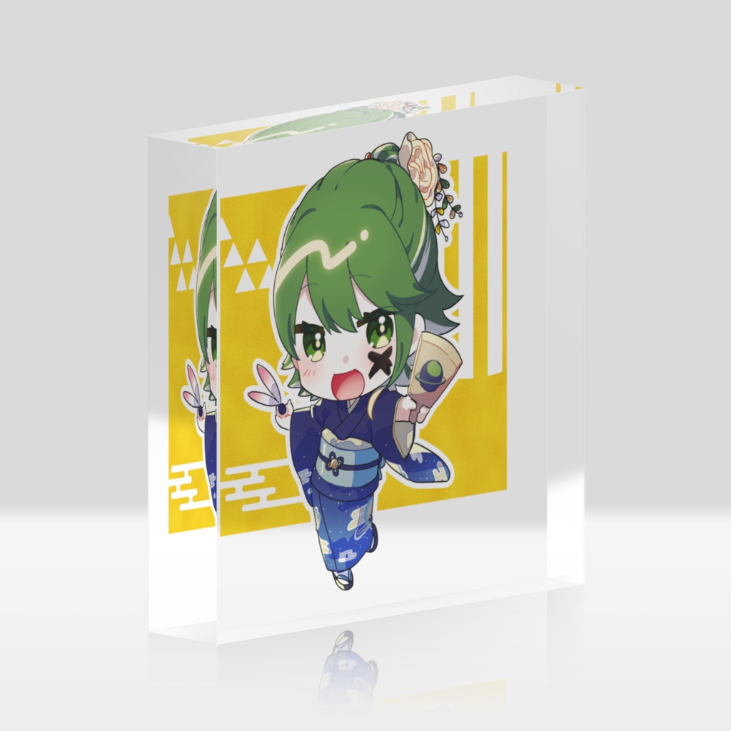 どせいちゃんアクリルブロック新春2024