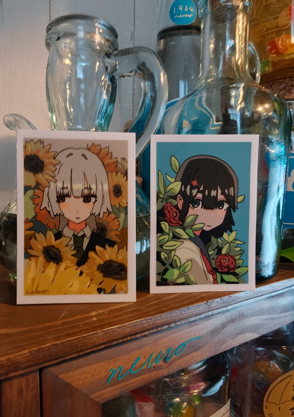 ステッカー2種セット お花