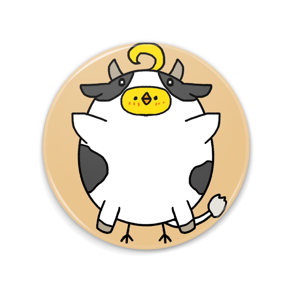 アホ毛ひよこちゃんうしうし缶ミラー