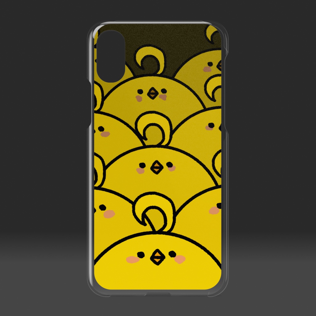 アホ毛ひよこちゃん量産計画クリアiPhone XS / Xケース
