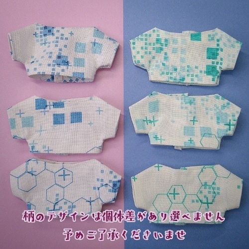 ★2/14 22:15〜【10センチマスコットぬい用】つけフード&ジャケット&インナー3点セット