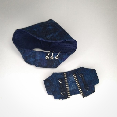 ★12/12 21:15〜【10センチマスコットぬい用】つけフード&ジャケットセット