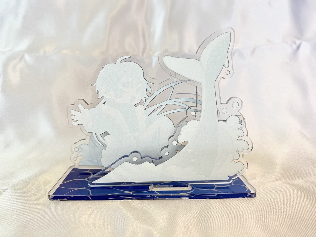 ※受注停止中※アクリルジオラマA5-くじらver