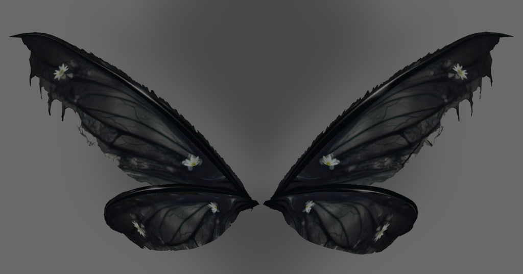 Fairy Wings (hair attachment)
