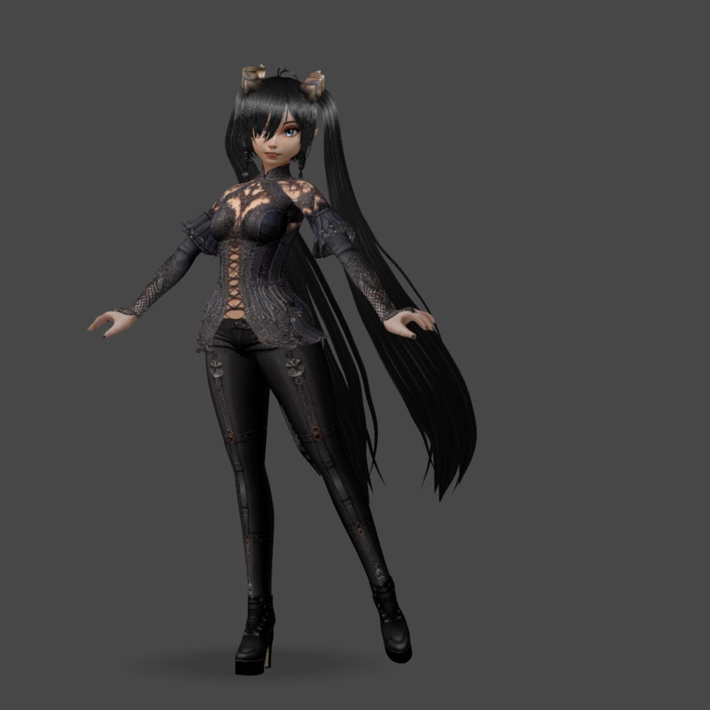 Goth Dragon Girl