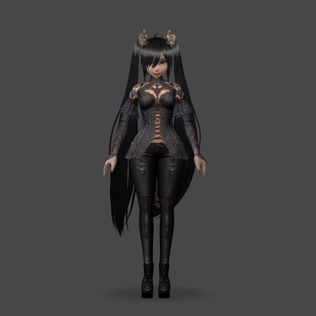 Goth Dragon Girl