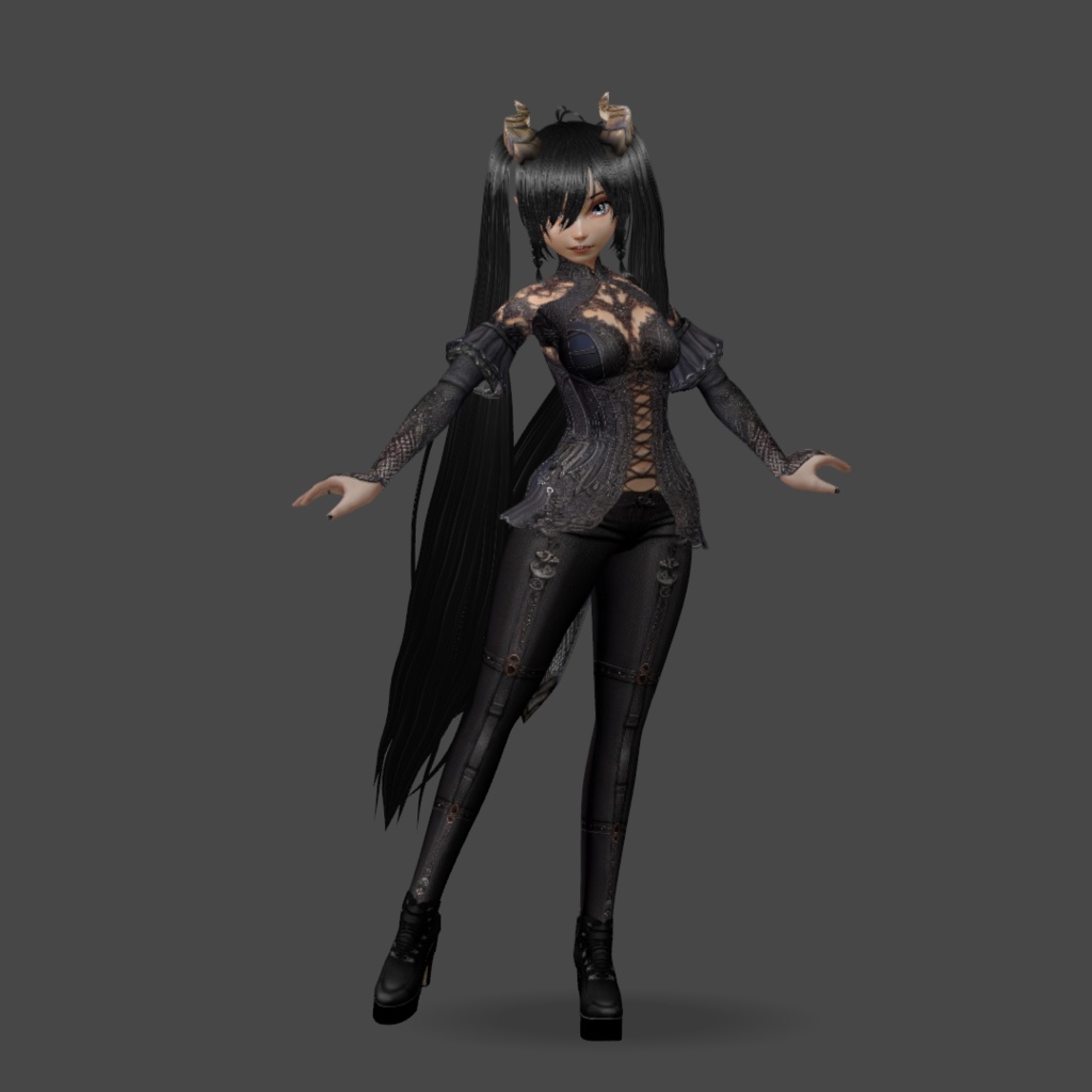 Goth Dragon Girl