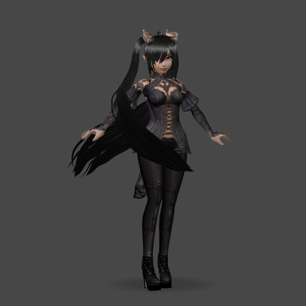 Goth Dragon Girl