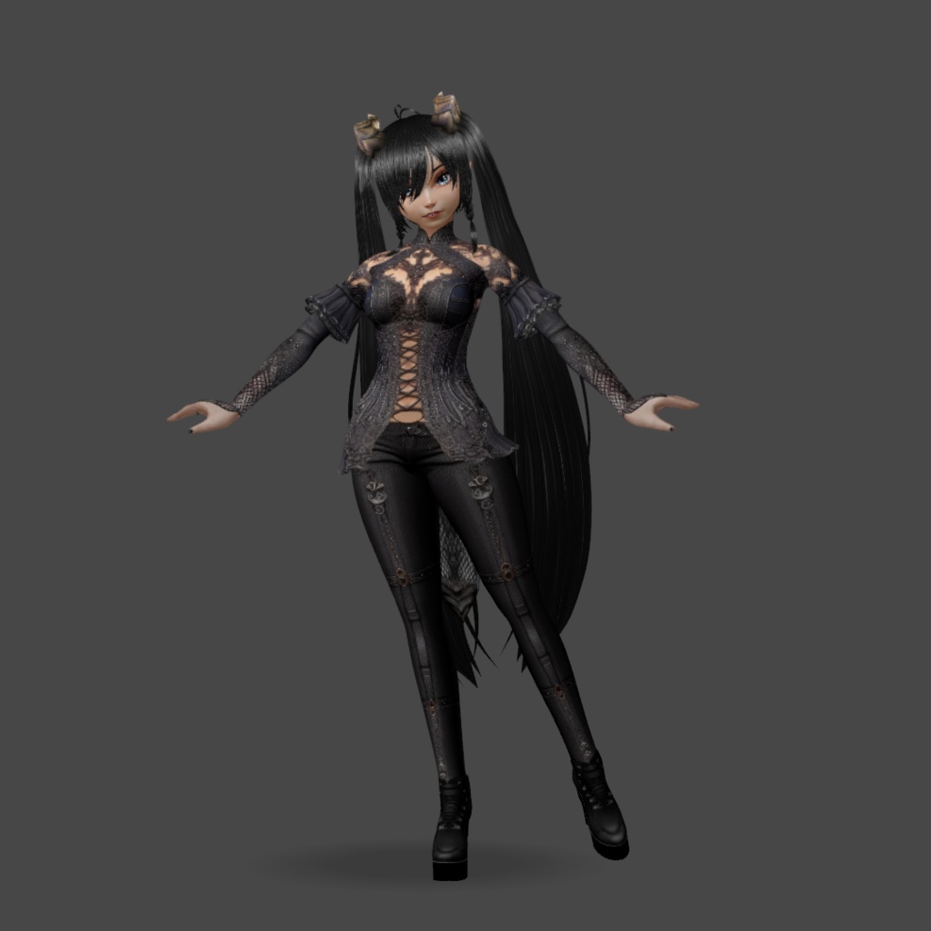 Goth Dragon Girl - guwosch - 8/8