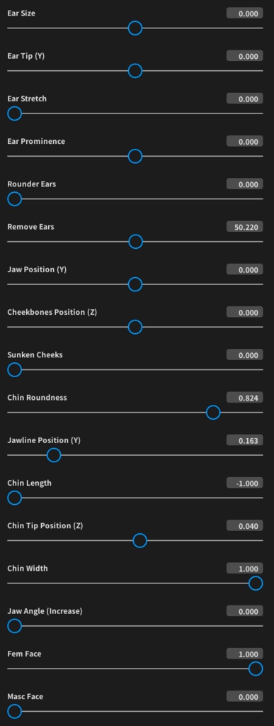 Realistic skin Face (texture)