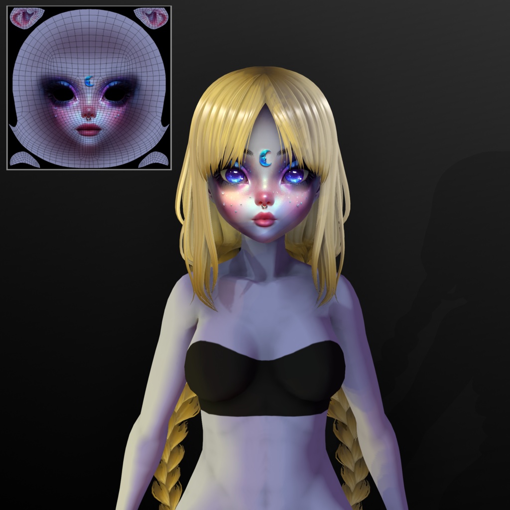 FREE Vroid Fantasy Face