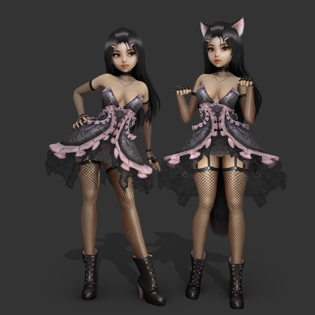 Gabriela - 2 versions Cat / No Cat