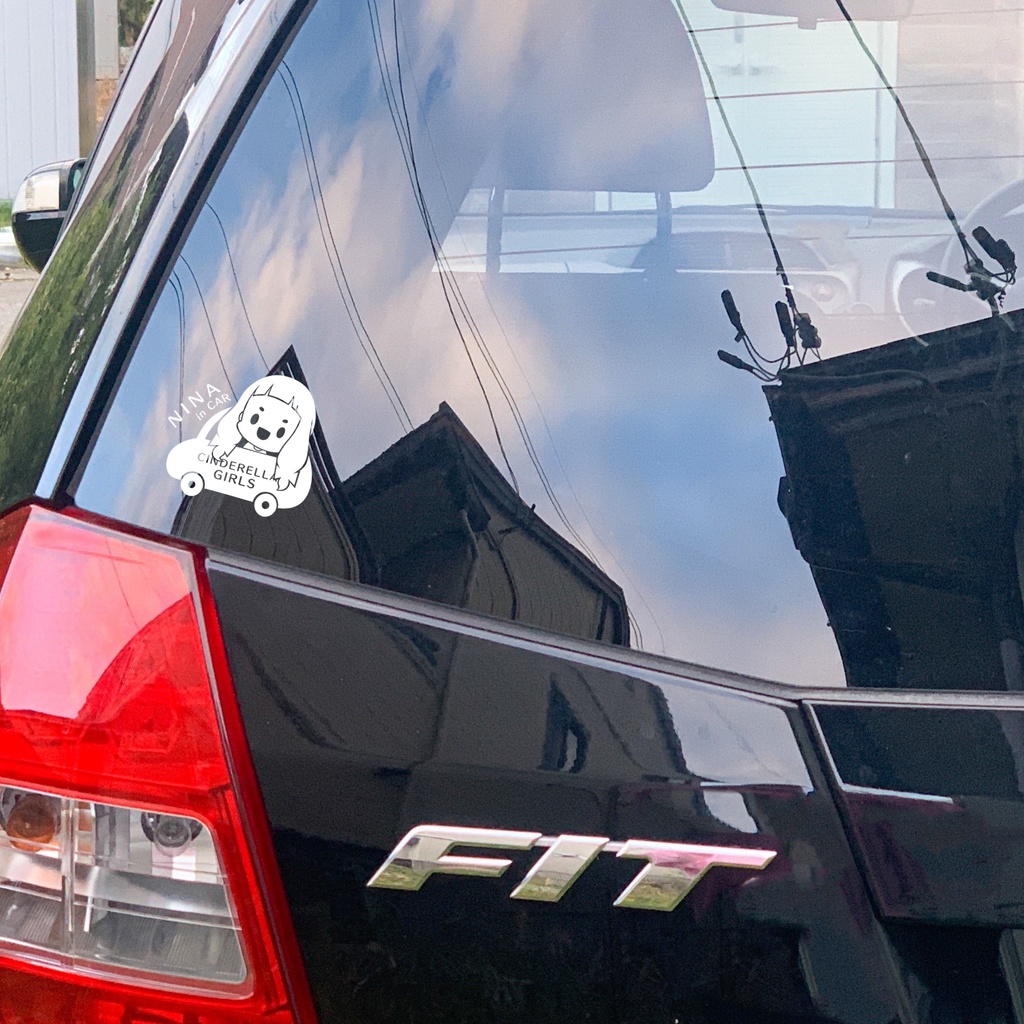 仁奈ちゃんと一緒!カーステッカー