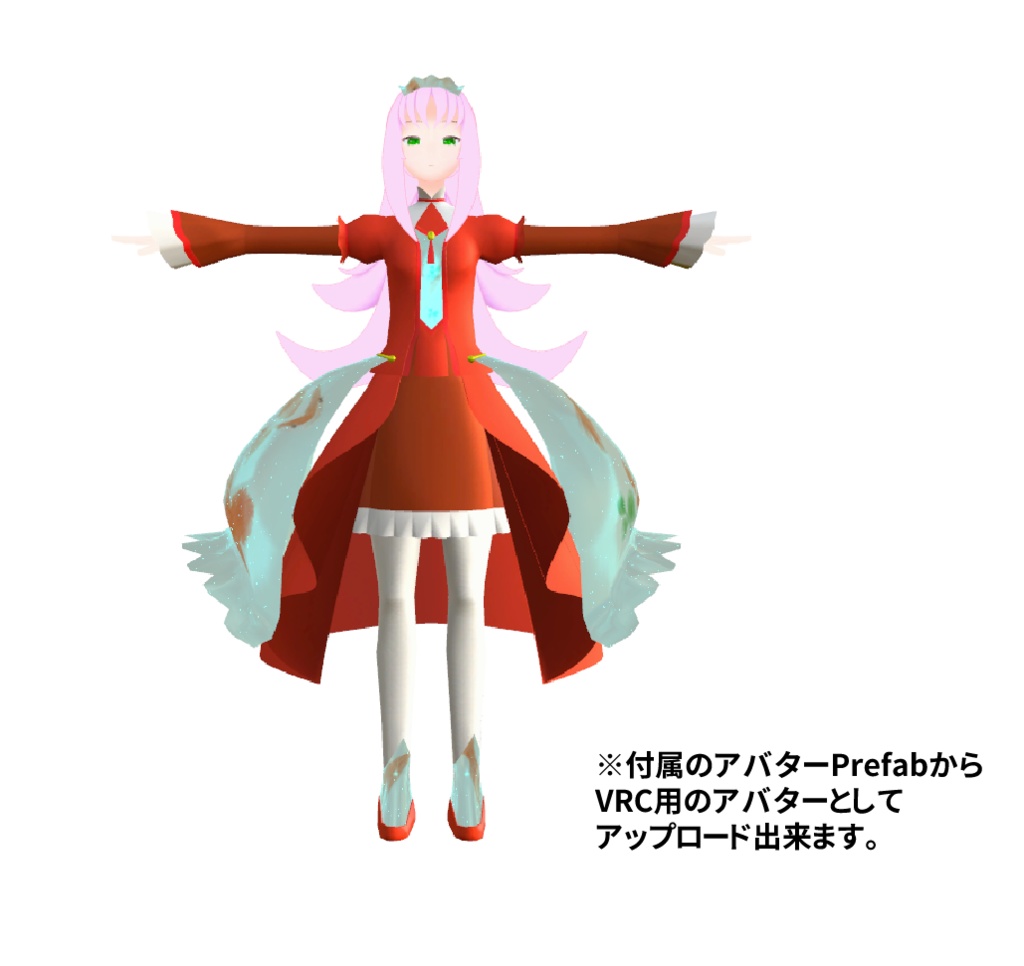 オリジナル3Dモデル『金鉢姫』ver1.0