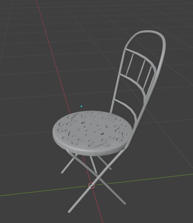 適当に作った椅子と机