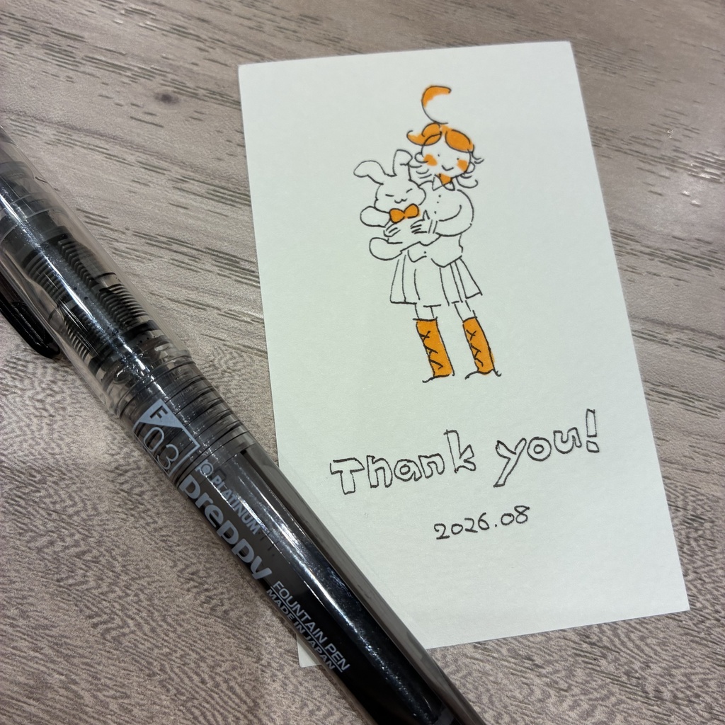 新刊2冊+手描きイラストカードセット