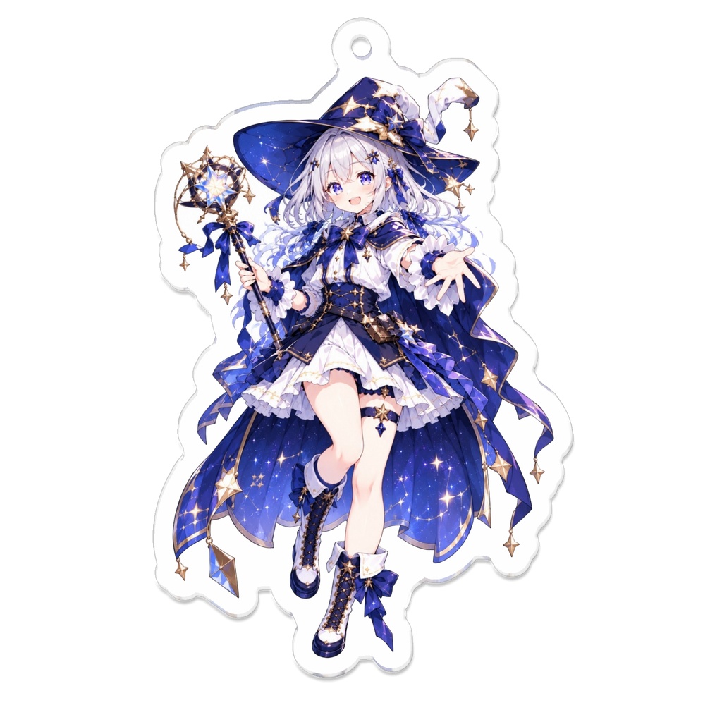 星魔法使い「ルナ・ステラ」オリジナルキーホルダー