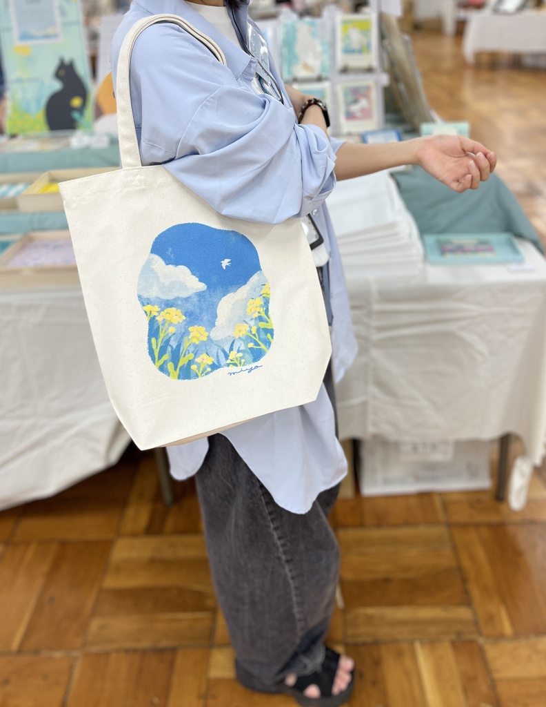 トートバッグ「どこかのけしき」