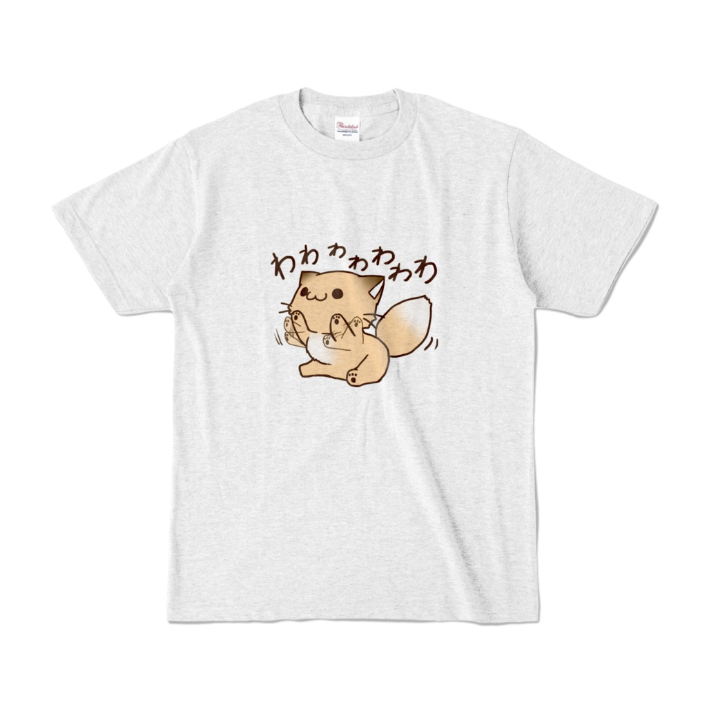 こんこんきちゅねTシャツ　わわわわわわわ