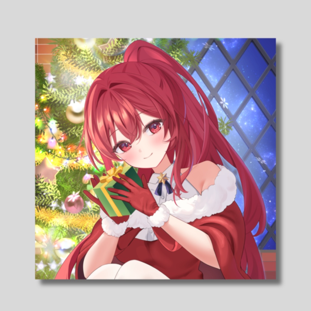 おはぎ専用 音羽ロゼ　アクリルキーホルダー　クリスマス2025Ver.