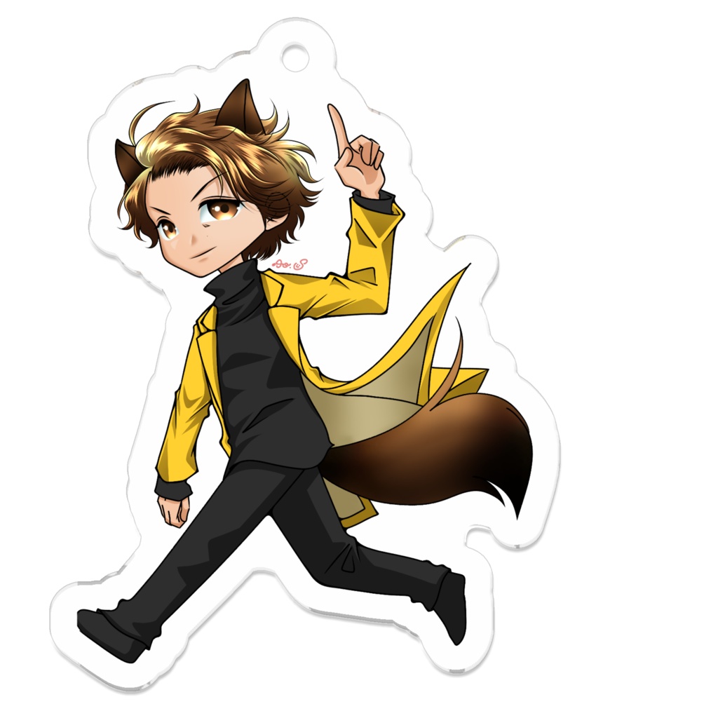 またな。 inugashiraアクキー 獣耳ver.