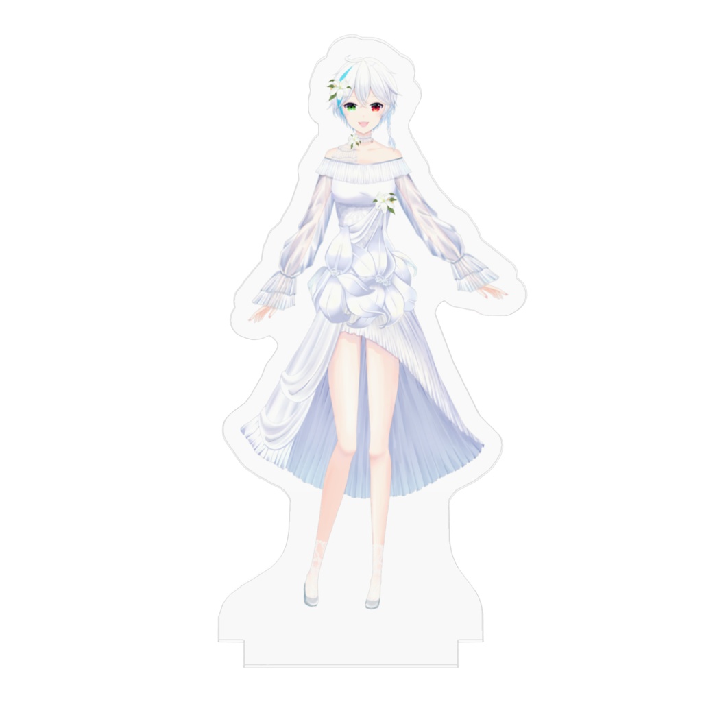 白百合ドレスアクリルスタンド