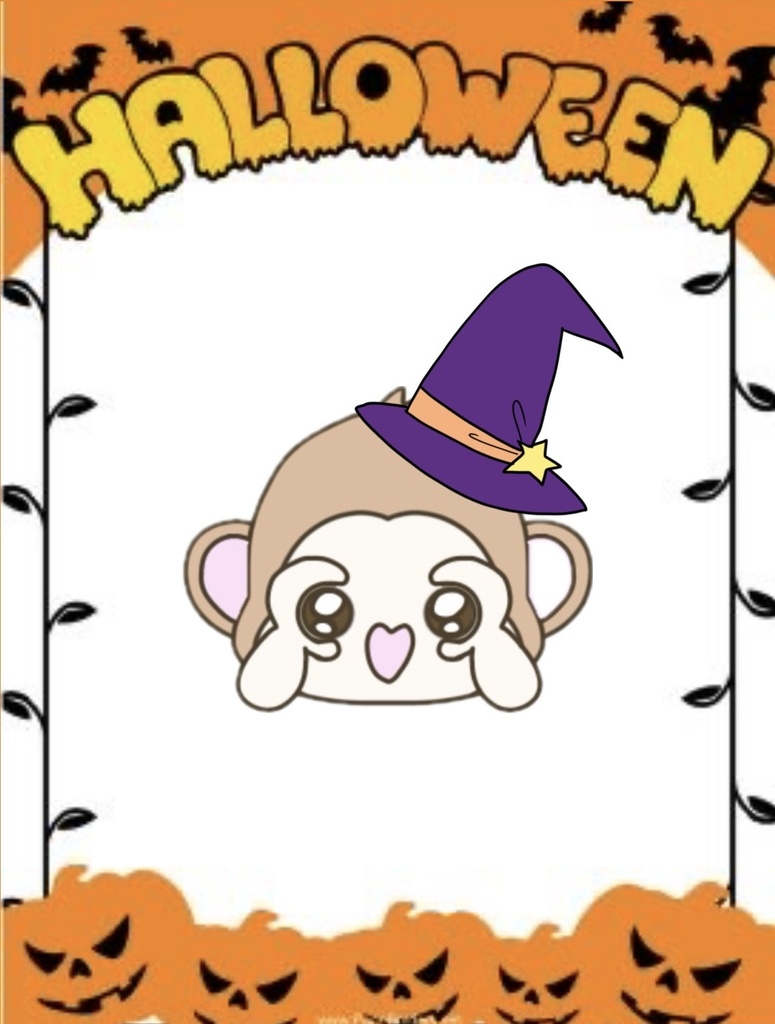 ハロウィン限定デコチェキ🎃
