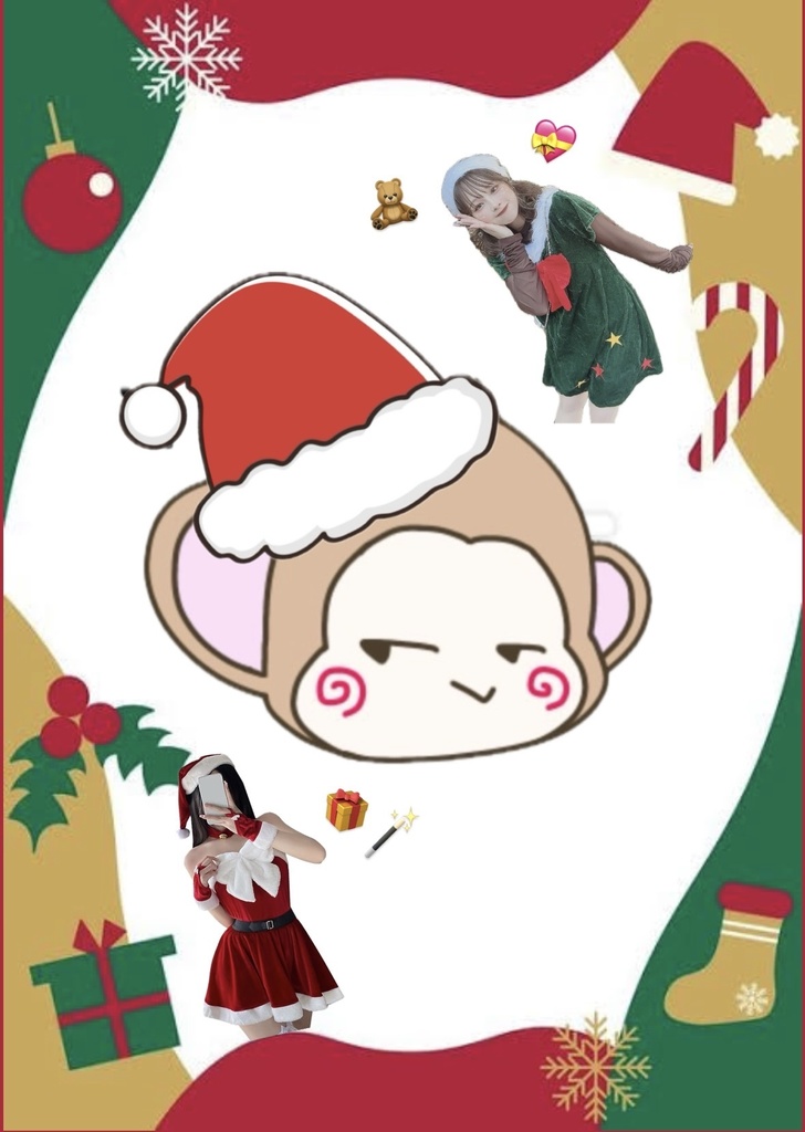 クリスマス限定デコチェキ