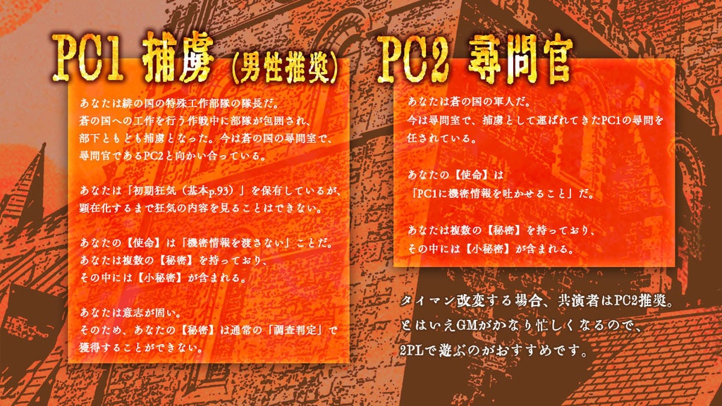 【本文無料】白日のもとに【インセイン新版シナリオ】