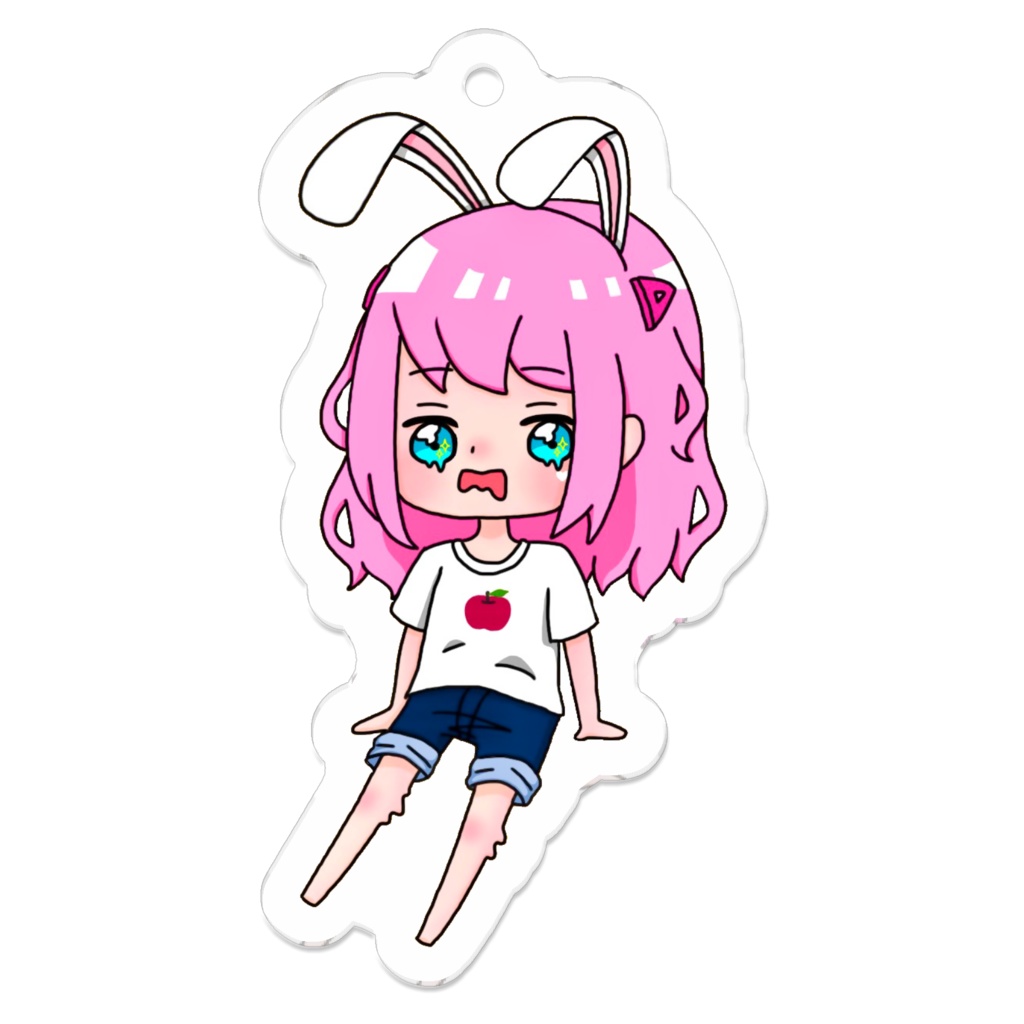 とけてるアクリルキーホルダー