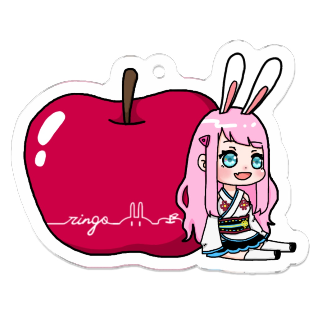 よりかかりアクリルキーホルダー