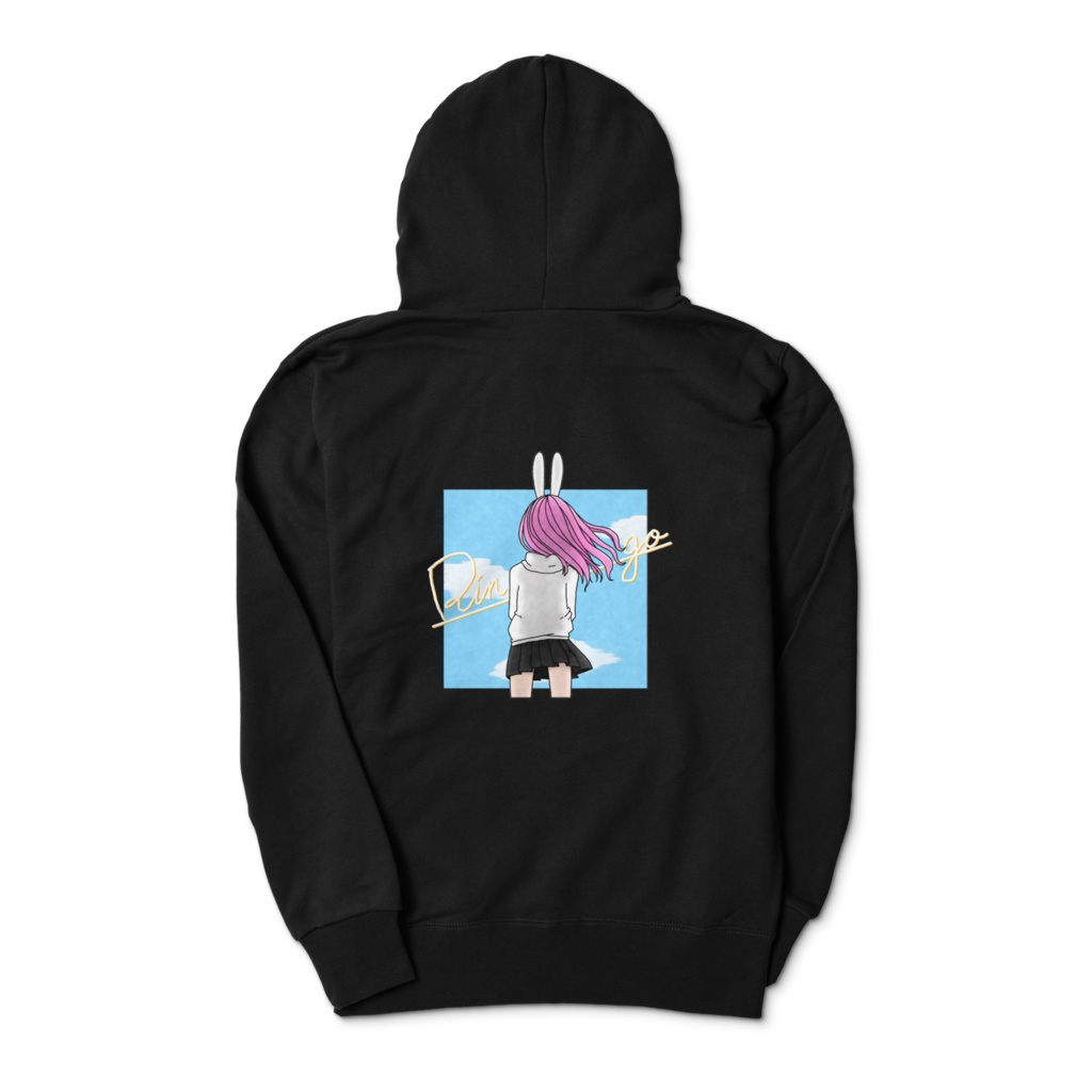 きゃらぱーかー黒