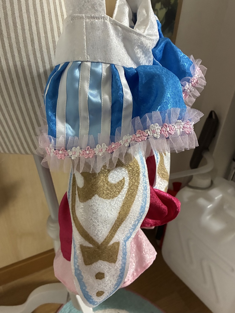 A4サイズ対応🎀一点もの*アイドル衣装風フリルバッグ