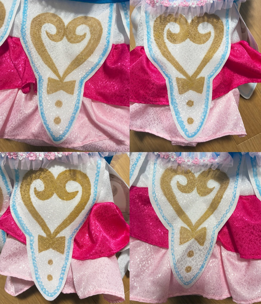 A4サイズ対応🎀一点もの*アイドル衣装風フリルバッグ