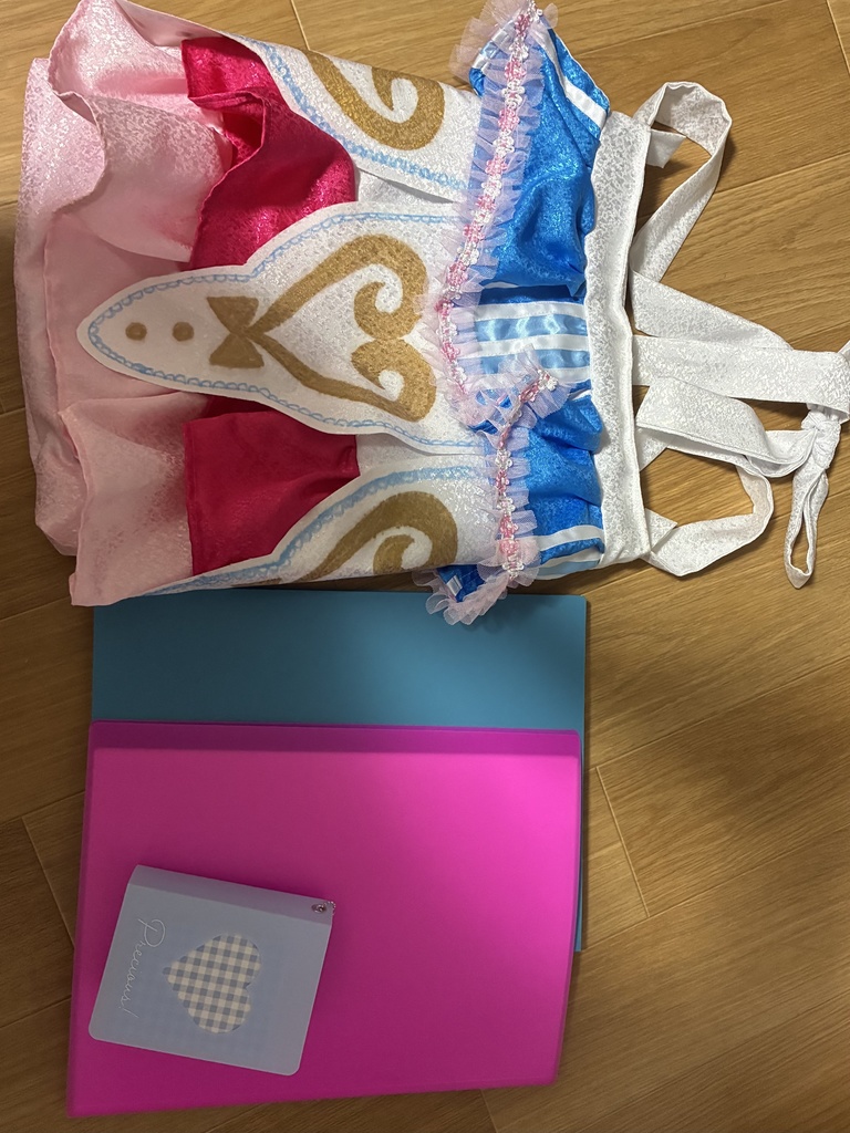 A4サイズ対応🎀一点もの*アイドル衣装風フリルバッグ