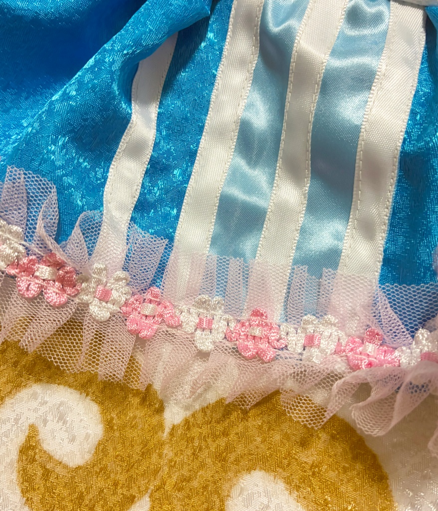 A4サイズ対応🎀一点もの*アイドル衣装風フリルバッグ