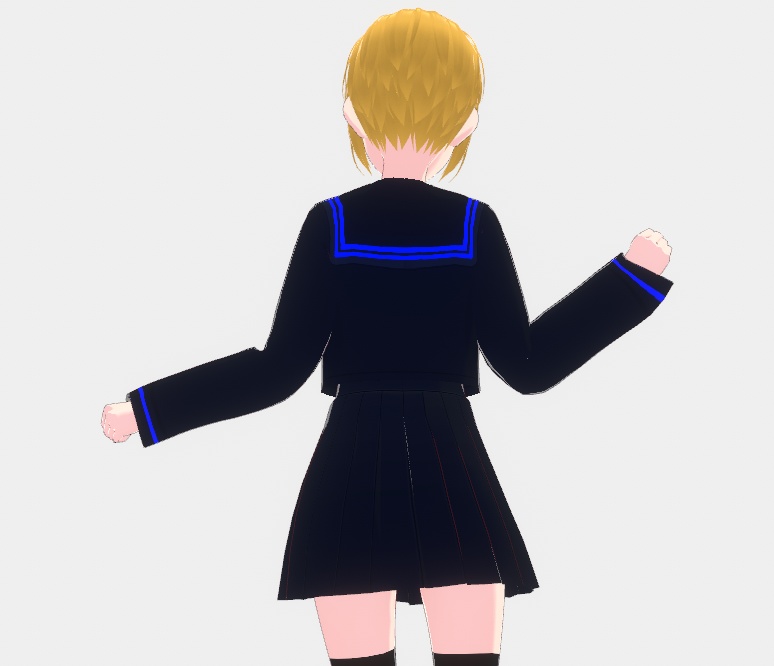 【VRoid正式版】セーラー服セット