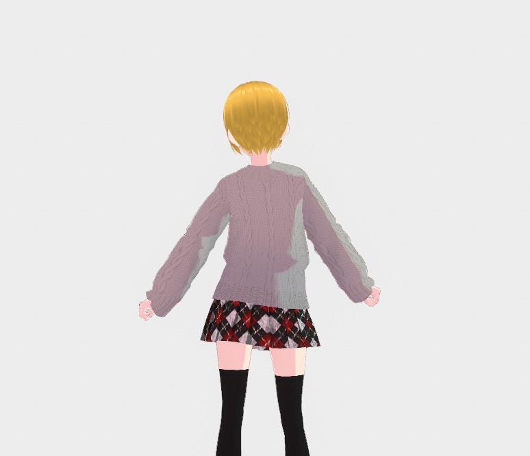 【VRoid正式版】部屋着セット