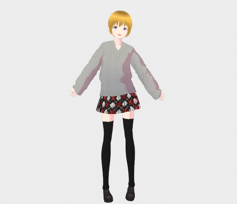 【VRoid正式版】部屋着セット