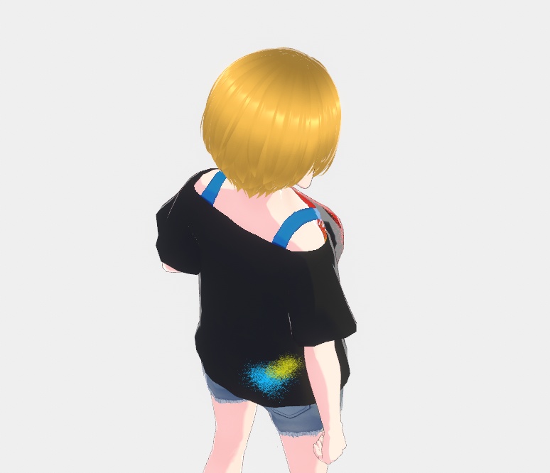 【VRoid正式版】働きたくないTシャツ