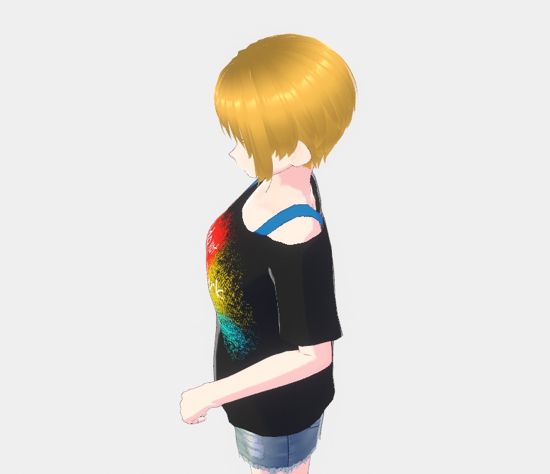 【VRoid正式版】働きたくないTシャツ