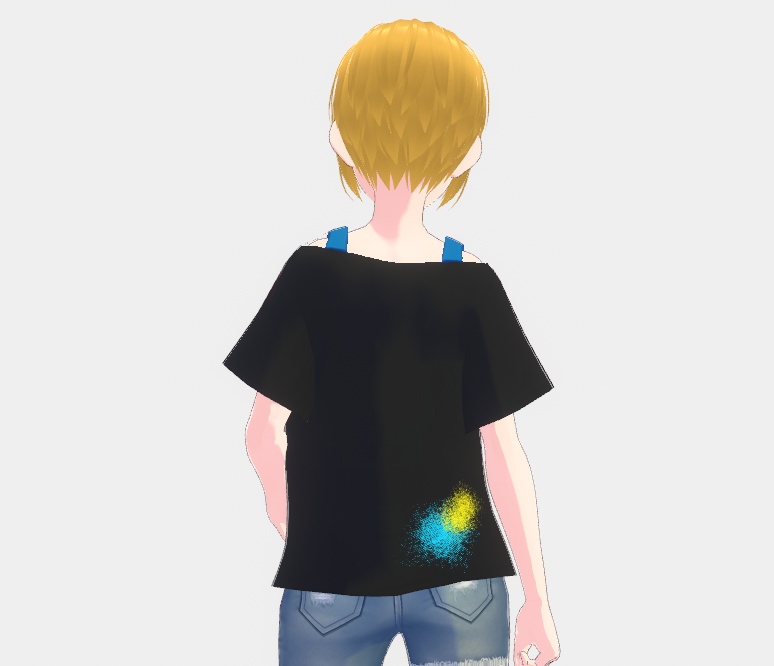 【VRoid正式版】働きたくないTシャツ